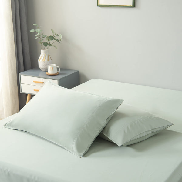 Sea Glass Viscose Bamboo Queen Pillowcase Set - Cooling & Soft