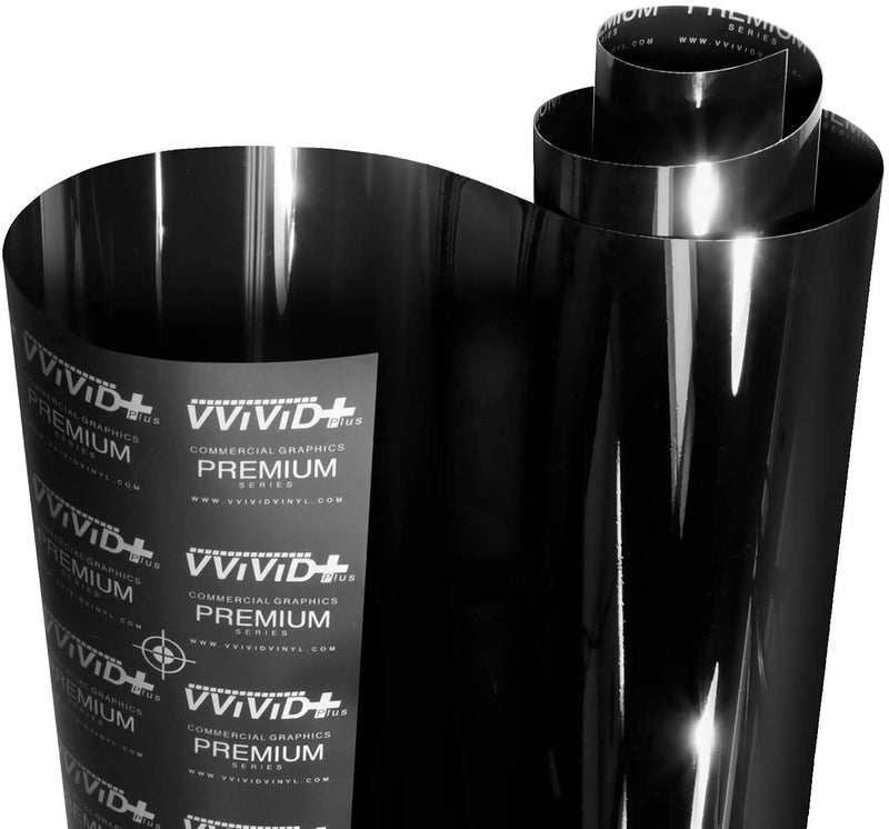 VViViD Ultra Gloss Vinyl Car Wrap 4ft x 5ft Piano Black