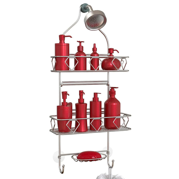 Vdomus 3 Tier Hanging Shower Caddy Organizer Rack Soap Holder 11.6”x 5”x24.2”