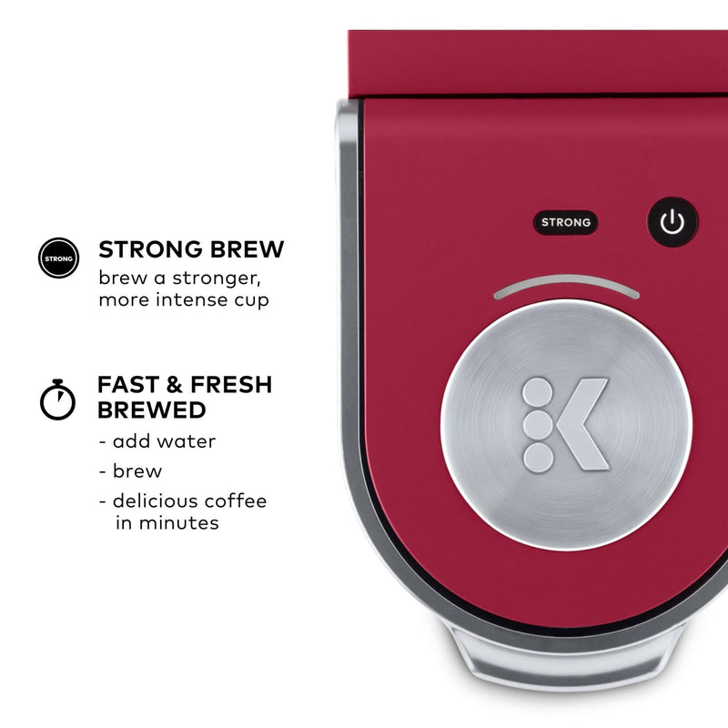 Keurig K Mini Plus Single Serve Coffee Maker Cardinal Red