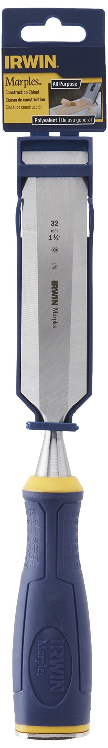 Irwin Marples ProTouch 1-1/4-Inch Bevel Edge Wood Chisel