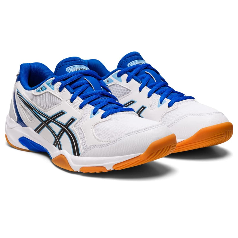 ASICS Gel-Rocket 10 Indoor Court Shoe - White/Arctic Blue, Size 8.5