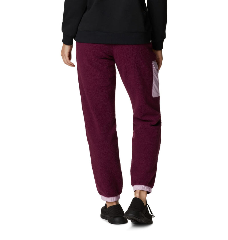 Columbia Echo Hills Sherpa Jogger Pants XSmall Marionberry/Aura