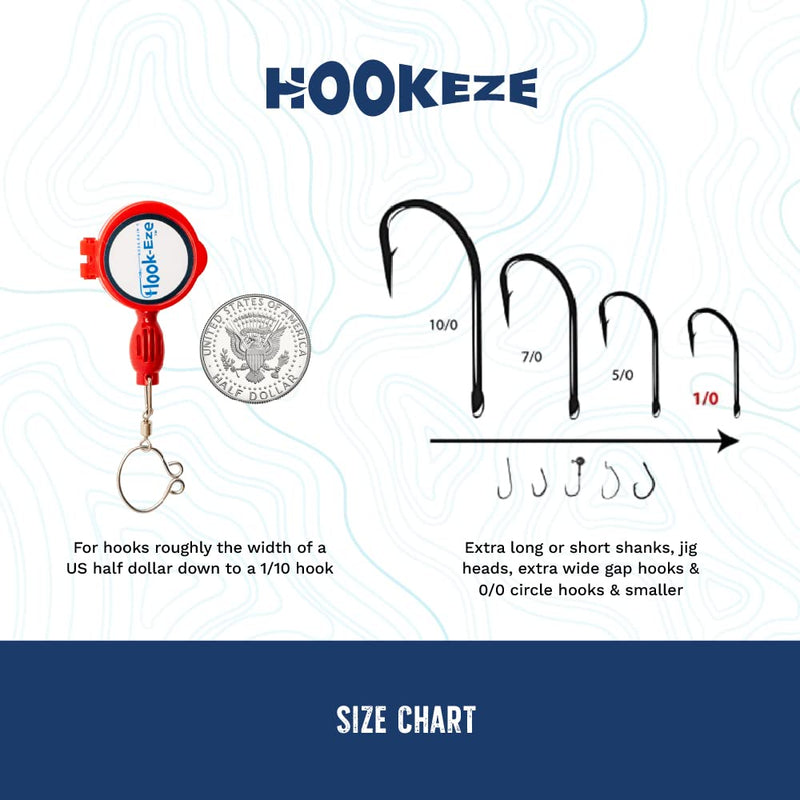 Red Hook-Eze Fishing Knot Tying Tool & Hook Cover (2 Pieces)