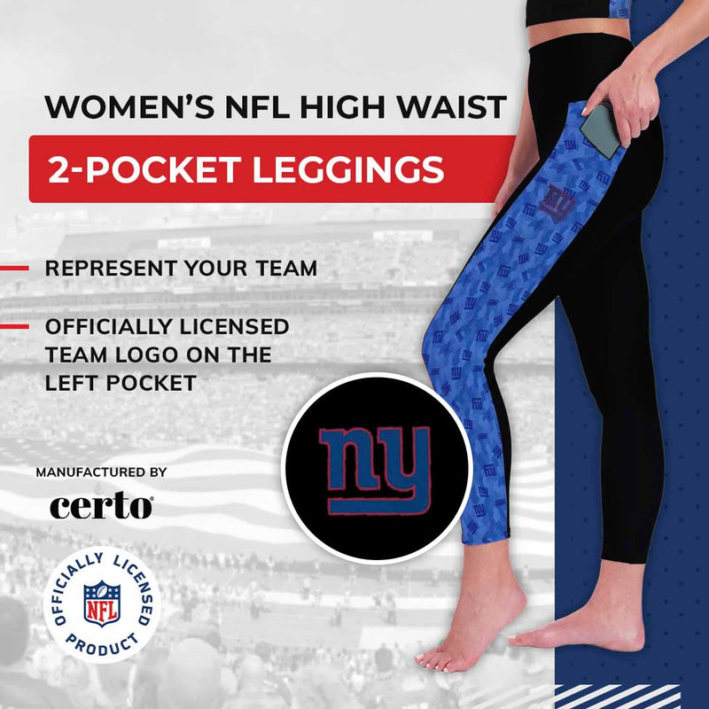 Women's Medium New York Giants High-Waist Leggings