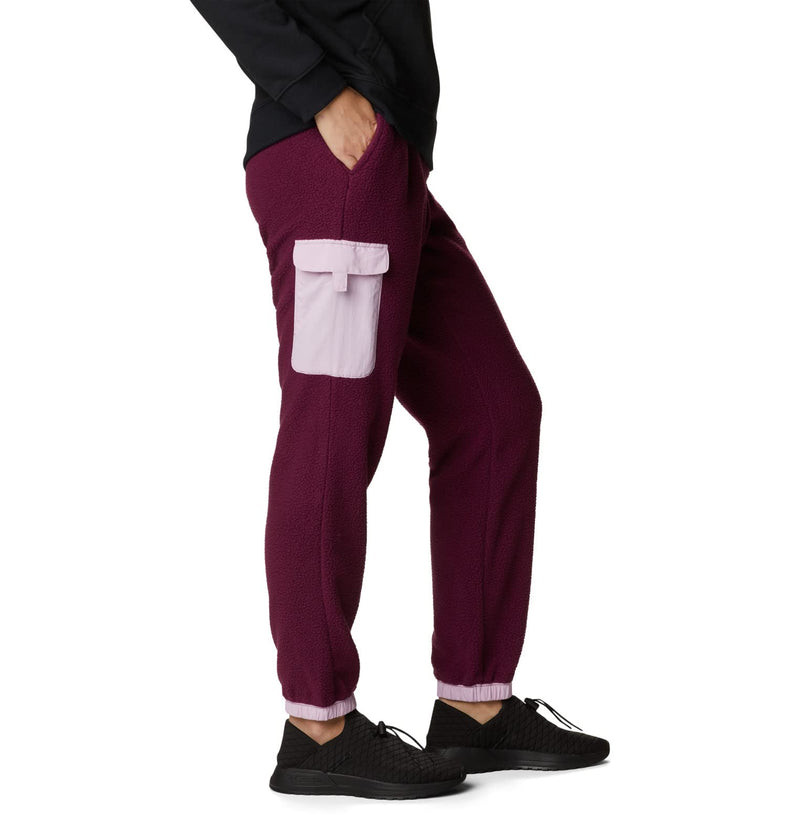 Columbia Echo Hills Sherpa Jogger Pants XSmall Marionberry/Aura