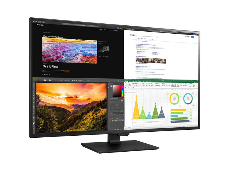 Lg 43un700 B 43 Ultrafine 4k Ips Monitor With Usb C Hdr10 4 Hdmi Black