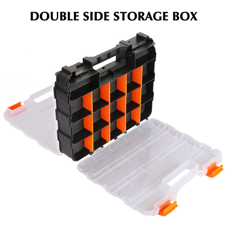 EMENTOL Double Side Tool Organizer with Impact Resistant Polymer and Customizable