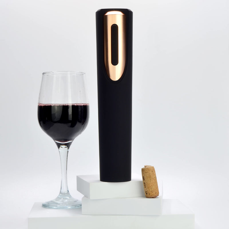 Rechargeable Electric Wine Bottle Opener Black Rose Gold Automatic Corkscrew Gift