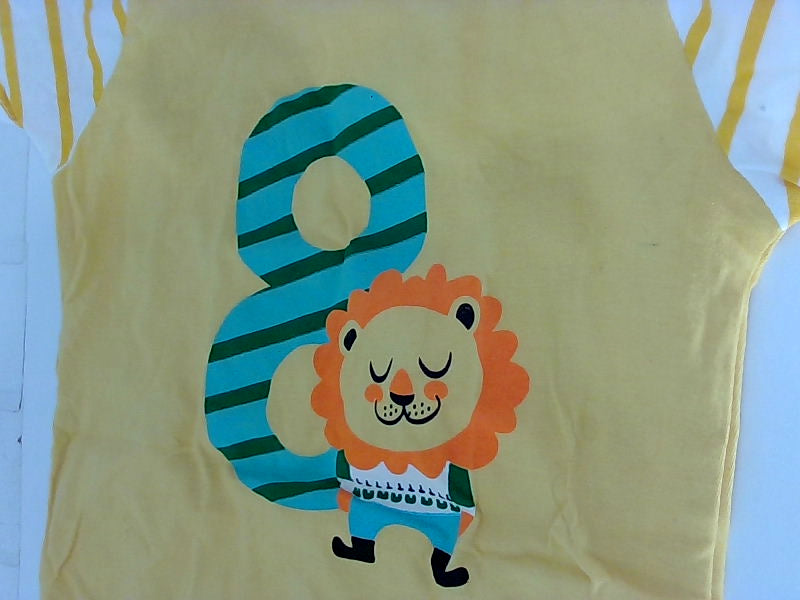 Yellow Lion Baby Bodysuit - 6-9 Months