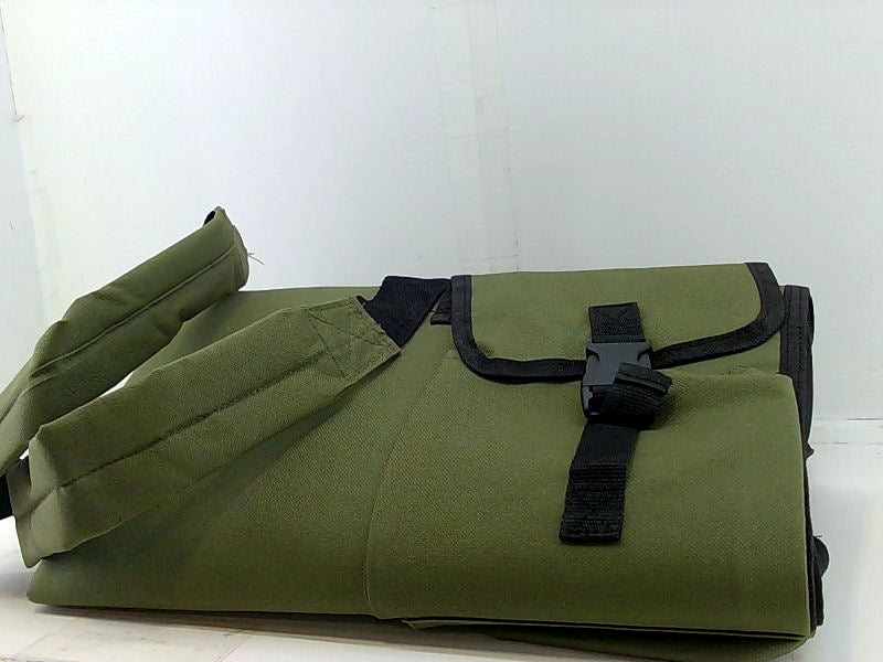 Green Travel Utility Bag with Multiple Pockets