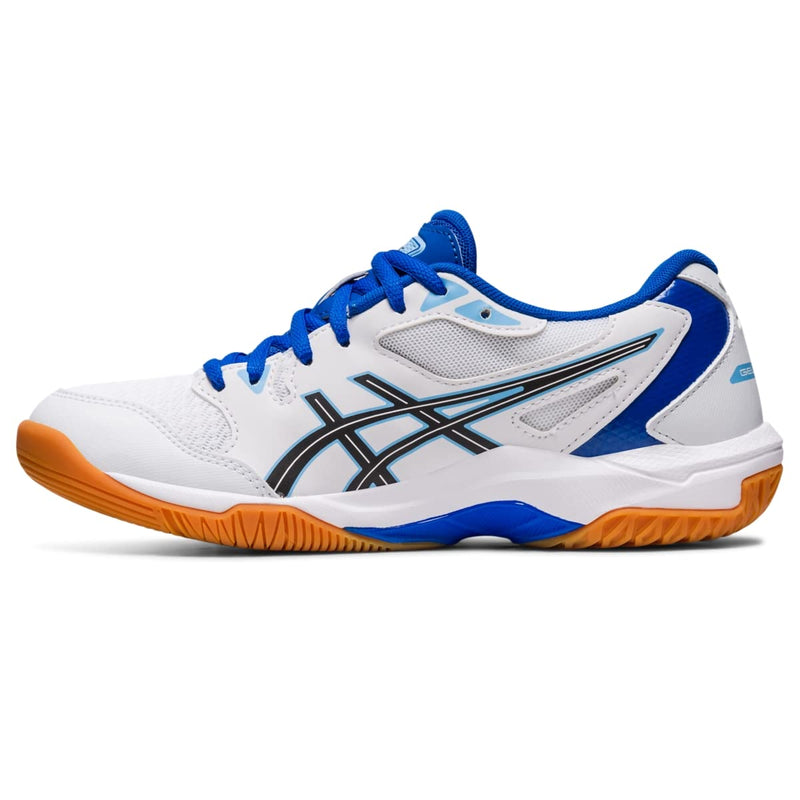 ASICS Gel-Rocket 10 Indoor Court Shoe - White/Arctic Blue, Size 8.5