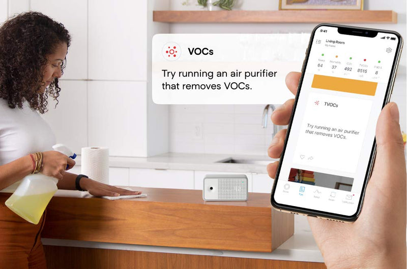 Awair Element Smart Air Quality Monitor for Home