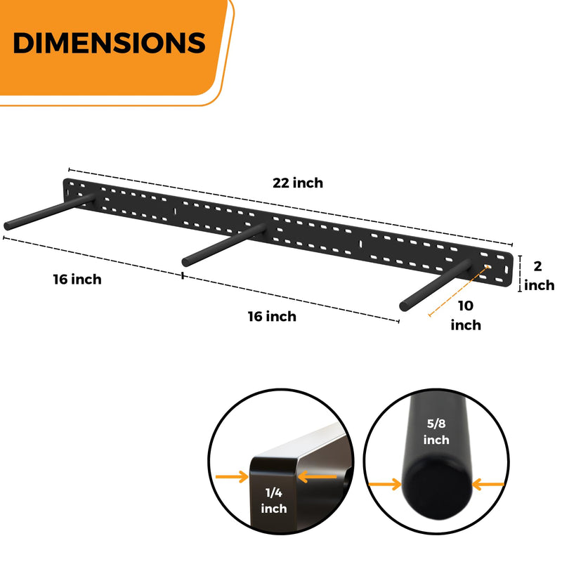 Hungsmart Heavy Duty 10 Inch Floating Shelf Brackets Holds up to 400 lbs