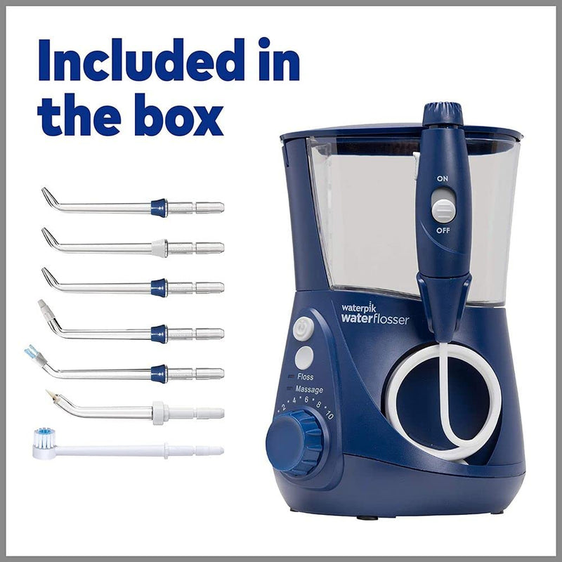 Blue Waterpik Aquarius Professional Designer Water Flosser