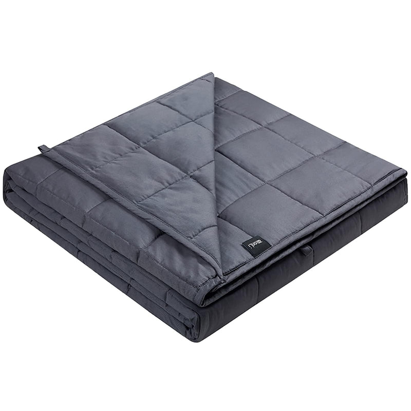 Zonli Queen Size Weighted Blanket 20lbs Dark Grey