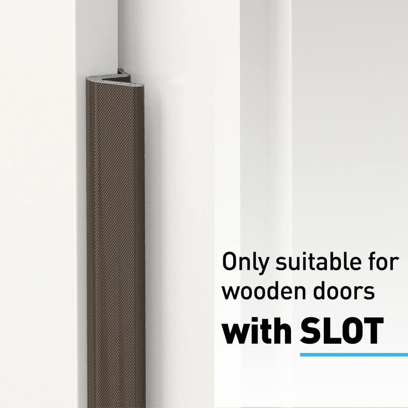 21 Ft Brown Foam Door Soundproof Weather Stripping Seal