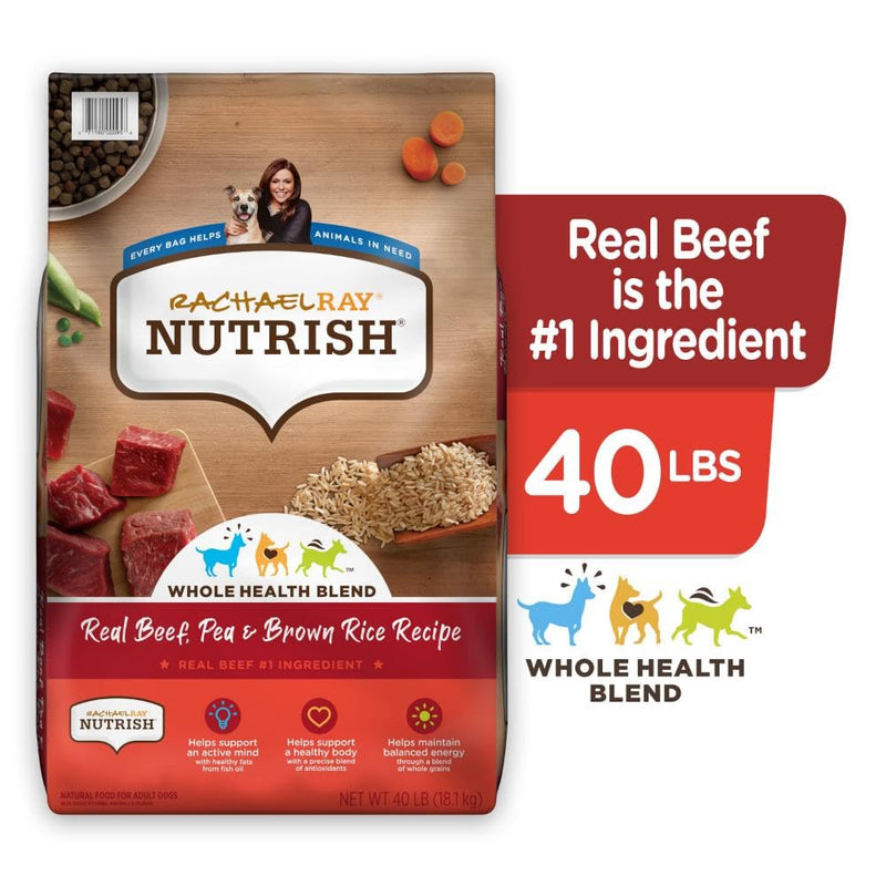 Rachael Ray Nutrish Premium Natural Beef Dog Food 40 lbs