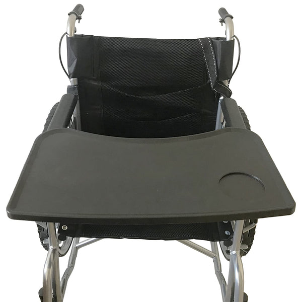 Detachable Wheelchair Tray with Cup Holder - 16" to 20" Arms