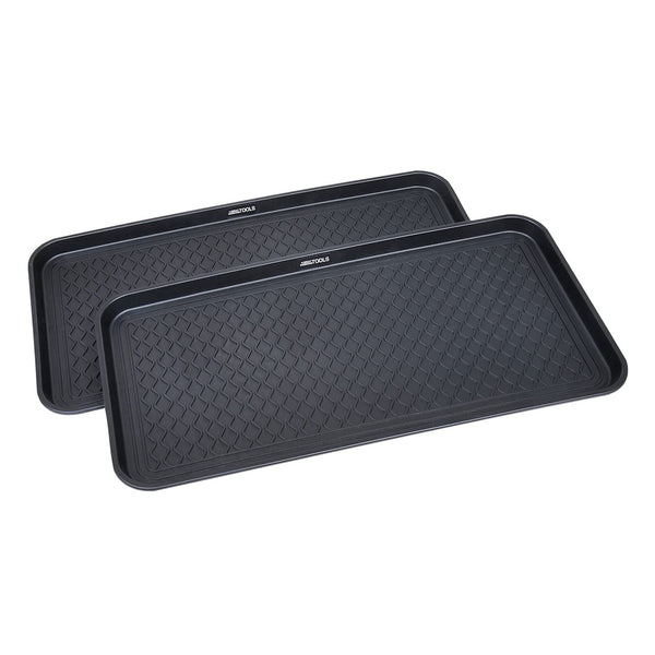 Heavy Duty Boot Trays for Entryway - Set of 2 Muddy Mats 30 Inch