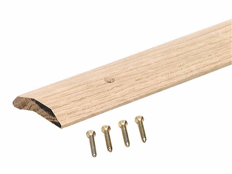 Wide 2-Inch x 36-Inch Wood Carpet Trim for Doorways