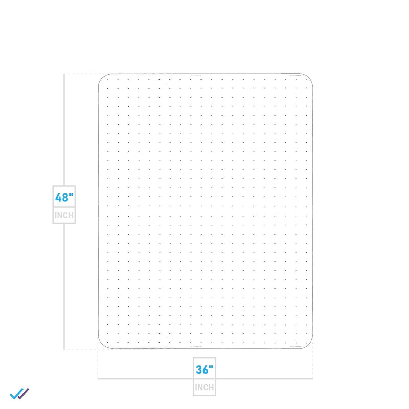 Transparent Pegboard Organizer Panel