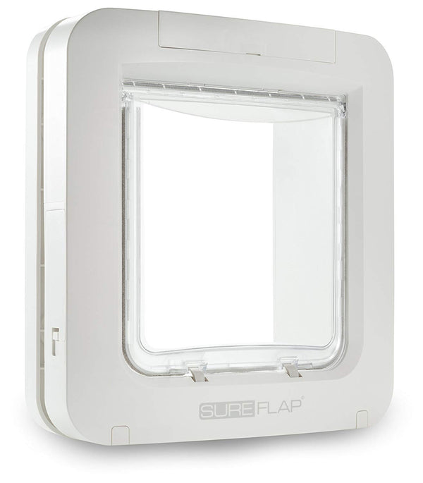 SureFlap White Microchip Pet Door for Cats & Small Dogs