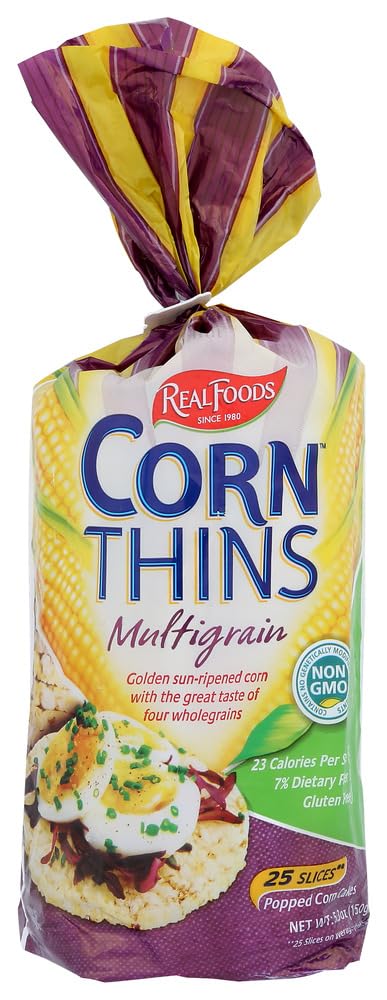 Organic Multigrain Corn Thins Gluten Free 5.3oz Pack of 12