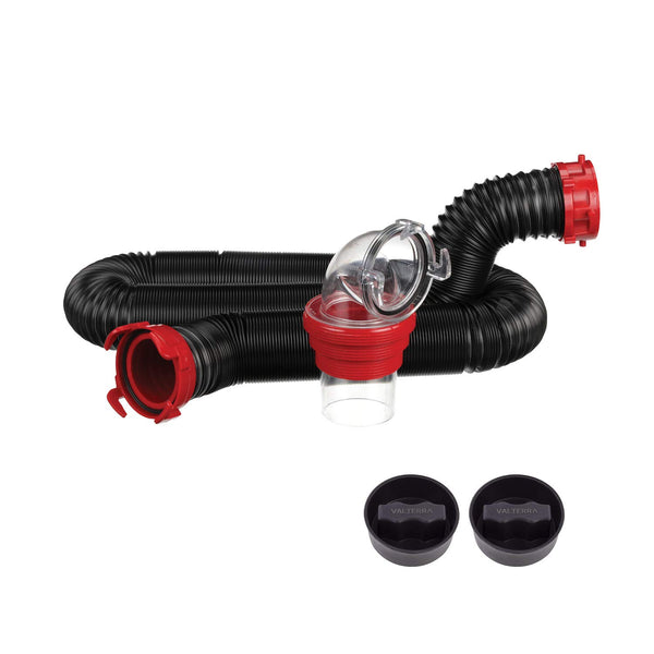 Valterra 15-Ft RV Sewer Hose Kit with Leak-Proof Fittings