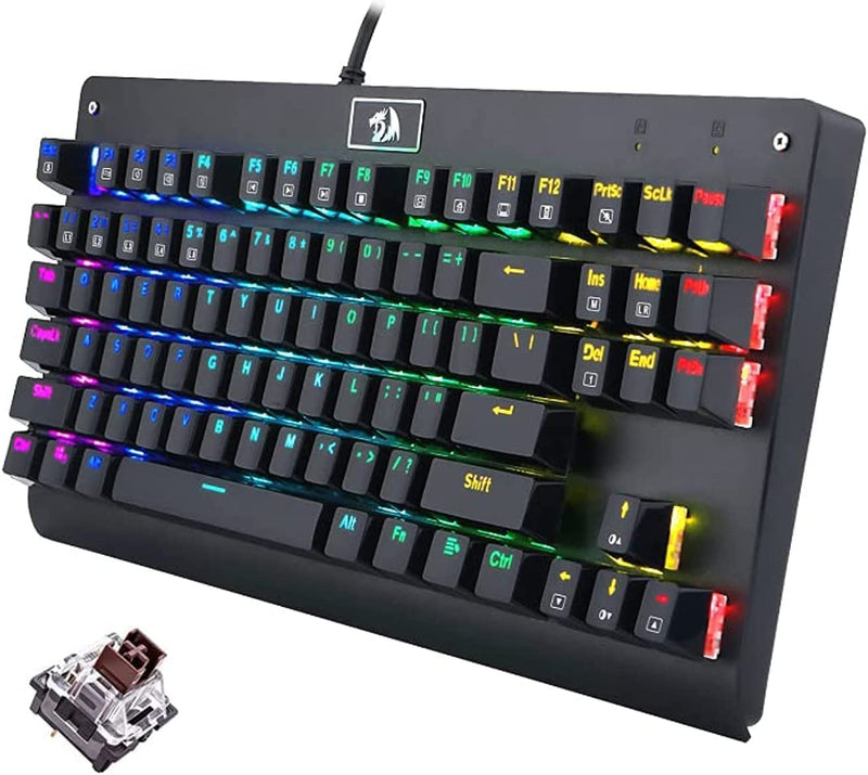 Redragon K568r Dark Avenger Mechanical Gaming Keyboard with RGB Lighting