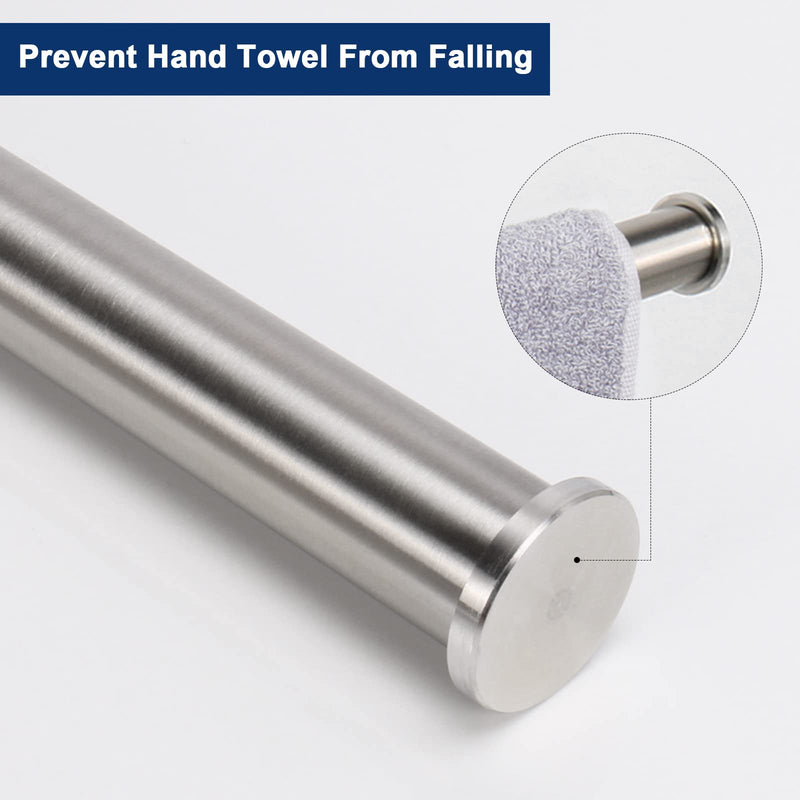 Stainless Steel Hand Towel Holder Rustproof for Bathroom 9-Inch