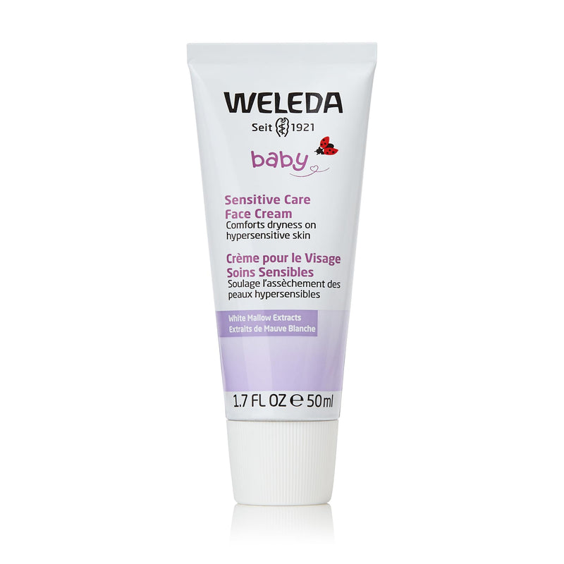 Weleda Baby Sensitive Face Cream 1.7oz Plant Rich Moisturizer White Almond Oil