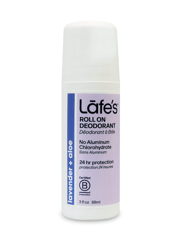 Lafe's Roll On Lavender & Aloe Natural Deodorant 3oz