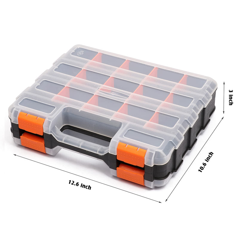 EMENTOL Double Side Tool Organizer with Impact Resistant Polymer and Customizable