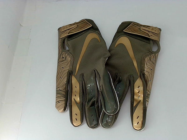 Nike Gloves Color Gold & Green Size Large