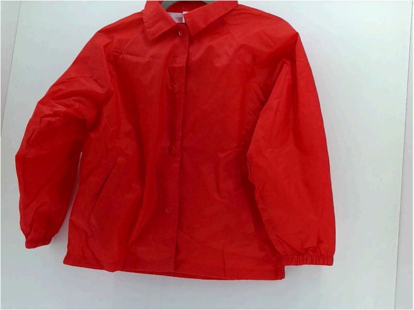 Augusta Boys JACKET Button-End Jacket Color Red Size Medium