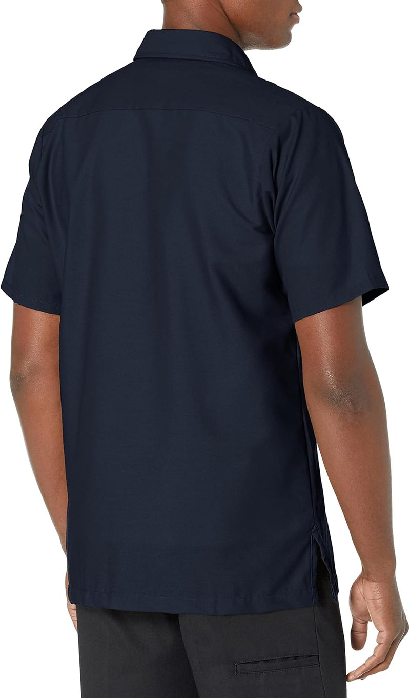 Red Kap Men's Rip Stop Work Shirt - Large Navy