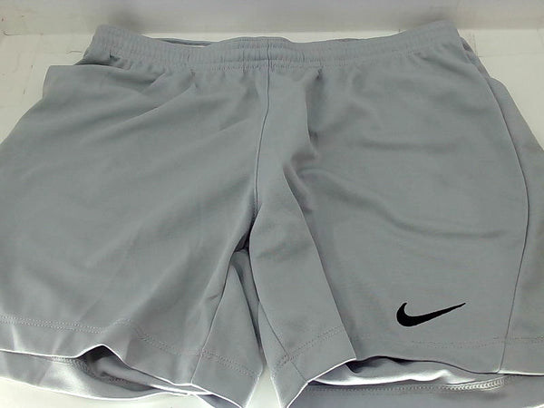 Nike Womens Soccerdri Fit Park Active Shorts Color Light Grey Size Medium