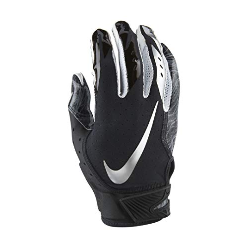 Nike Football Glove Vapor Jet 5.0 Color Black Chrome Size Small