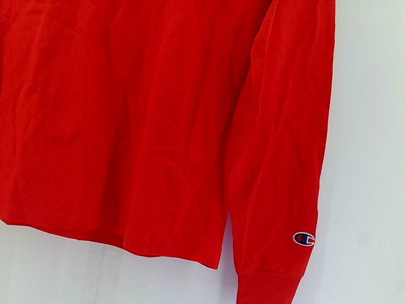 Champion Men's Small Red Long Sleeve Casual T-Shirt