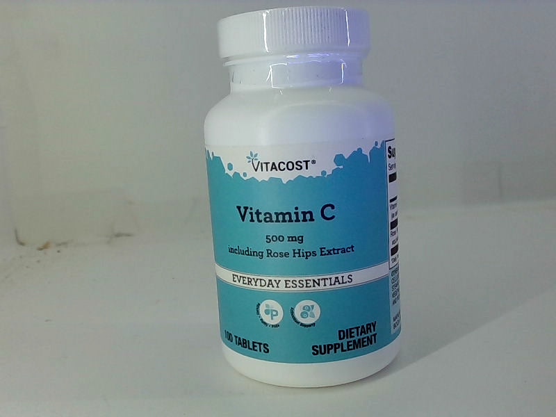 Vitacost Vitamin C 500mg With Rose Hips Delayed Release 100 Tablets Multicolor