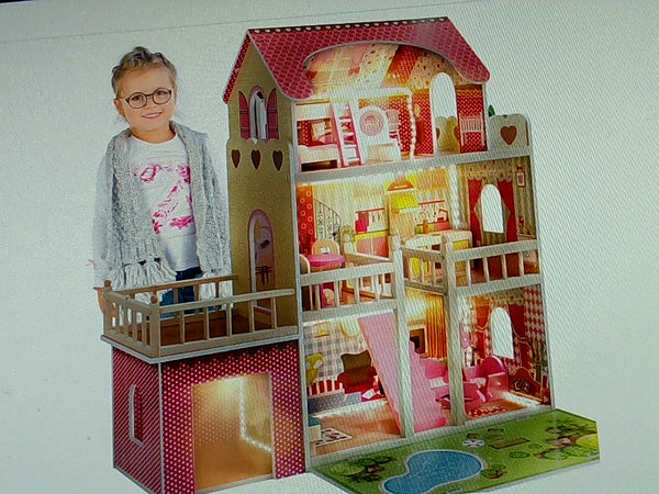 Dream House Toy 3 Storey Color MultiColor Size 17 Playset