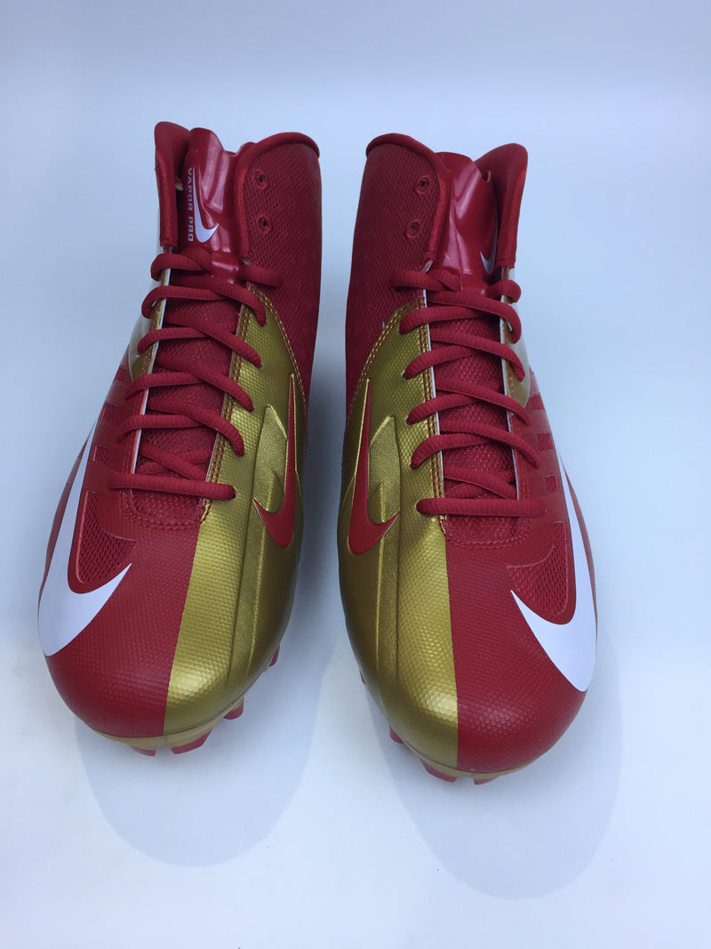 Nike Men Vapor Pro Soccer Sport Cleats Red Size 12 Pair Of Shoes