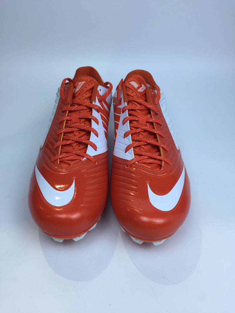 Nike Men Sport Cleat Vapor Speed Td Color White Orange Size 13.5 Pair of Shoes