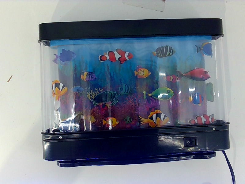 Nurily Artificial Aquarium Lamp Color Multicolor Size 12x3x9 Inch