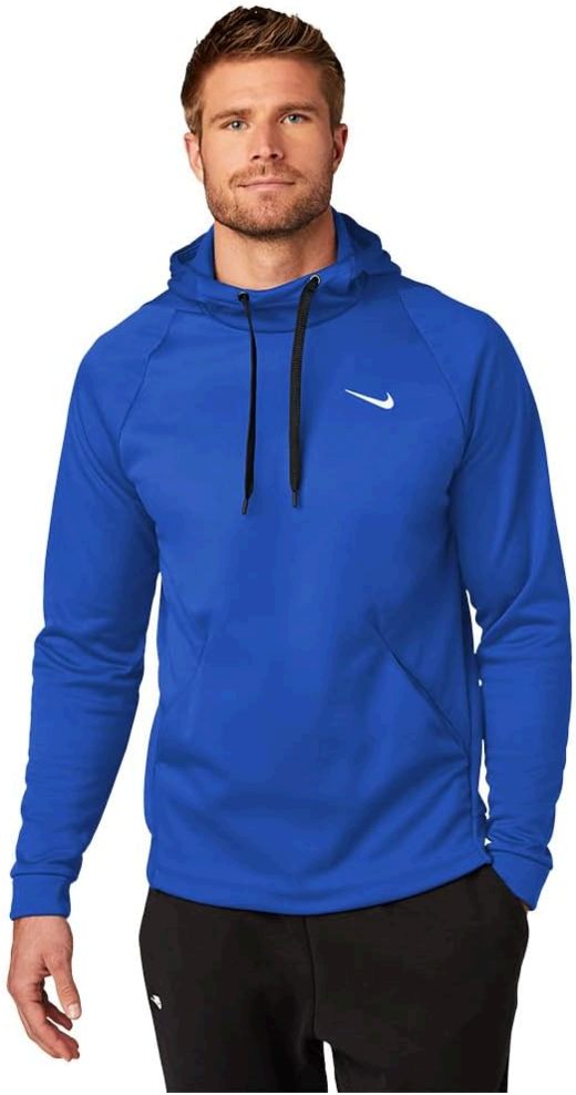 Men's Nike Therma Pullover Hoodie Royal Color Royal Size XLarge