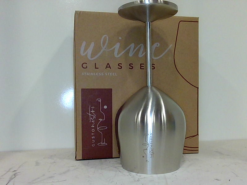 Stainless Steel Wine Glasses Set - 18 oz