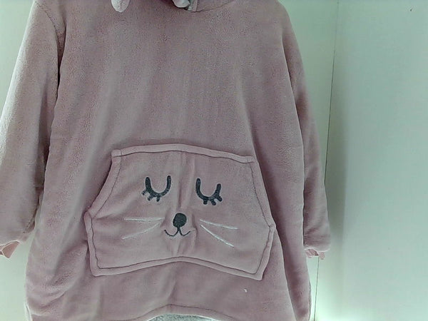 Big Softy Plush Animal Hoodie Blanket - Pink