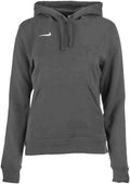 Nike Womens Pullover Fleece Hoodie Color Dark Grey & White Size XSmall