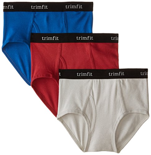 Trimfit Boys Tagless Combed Cotton Briefs Pack of 3 Color Multicolor Size XSmall